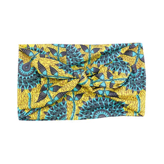 Buy 238-yellow-sun African Pattern Print Headband