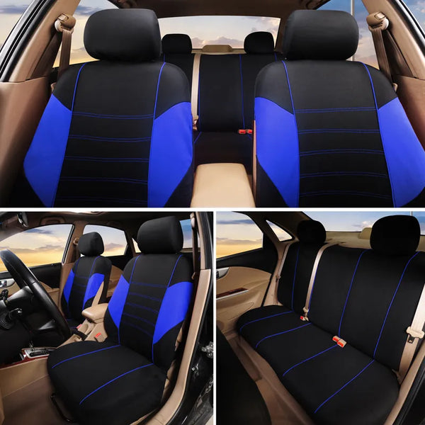 Car Seat Covers Airbag Compatible Fit Most Car, Truck, SUV, or Van 100% Breathable With 2 Mm Composite Sponge Polyester Cloth