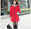 1pcs/Lot Korean Style Winter Woman Long Winter Hooded Coat Oversize Winter Autumn Warm Down Long Coat