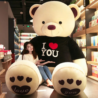 Buy 28 100cm Plush Toy Teddy Bear Giant  T Shirt Soft Stuffed Animals Pillow Dolls Grilfriend Kids Wife Birthday Valentines Day Decor