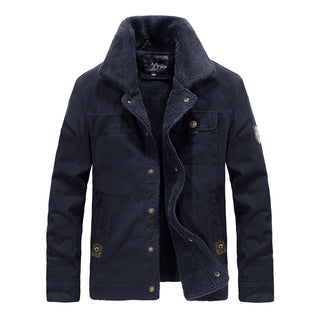 Buy dark-blue 2021 New Men Winter Coat Thick Warm Down Fashion Coats for Men