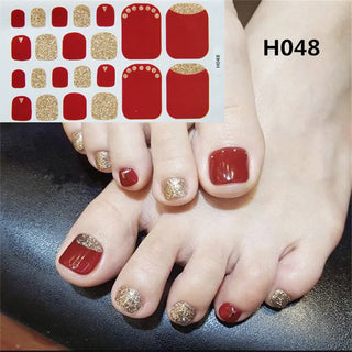 Buy h048 22Tips/Sheet Toenail Sticker