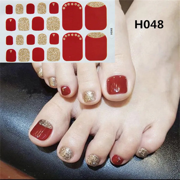 22Tips/Sheet Toenail Sticker