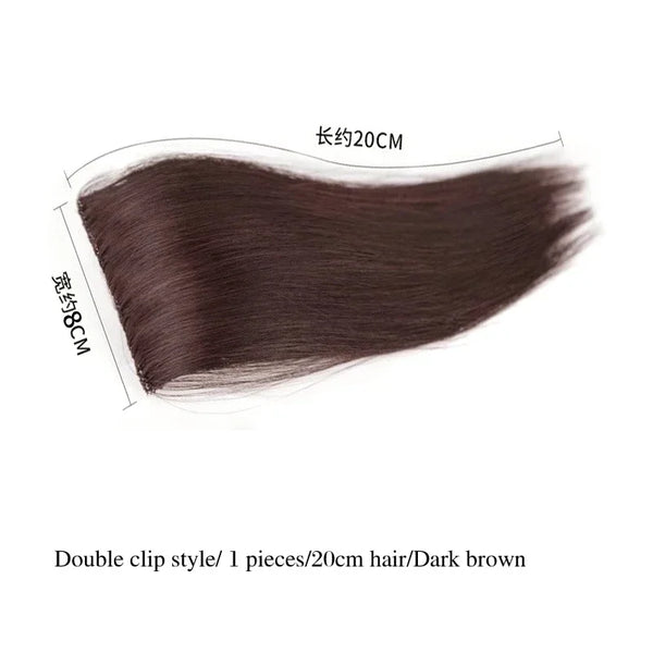 10-20cm Human Hair Invisable Seamless Hair Pad Extension