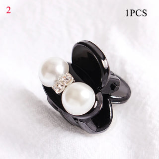 Buy a2 Korean Sweet Mini Round Pearl Hairpins for Women Girls Hair Claw Barrettes Hair Crab Clips Styling Make UP Tool Hair Accessories