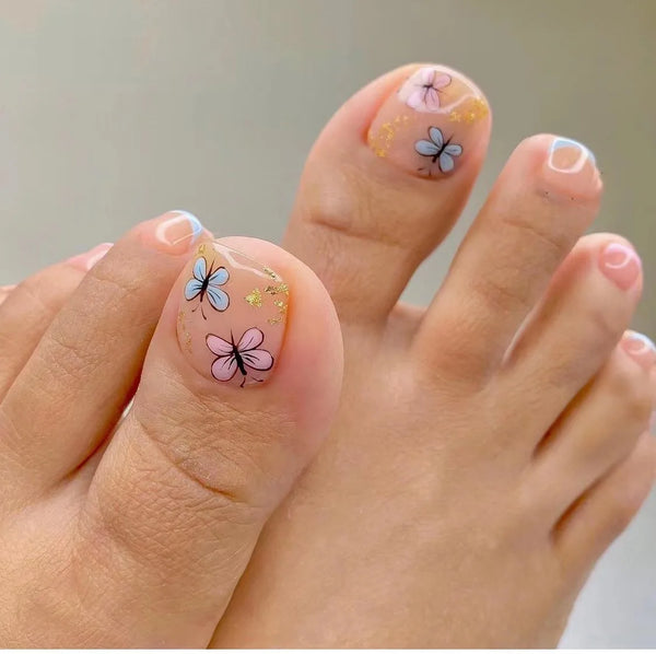 Acrylic Press Toe Nails