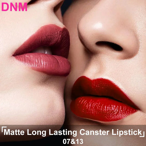 18Pcs/Set DNM Capsule Lipstick Set Color Fixing Lasting Non-Stick Cup Mouth Red Nude Makeup Sexy Women's Lips Solid Lip Gloss