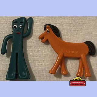 4, 8, or 12 Vintage Gumby and Pokey Figurines 1970s - 1980s, Both Colors, Highly Collectible!