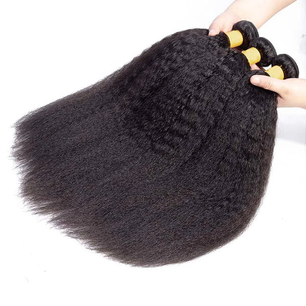 Peruvian Kinky Straight Hair Weave Bundles