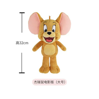 Buy 32cm-movie-jerry Anime Tom and Jerry Plush Toy Cartoon Movie Figures Cat Mouse Cute Plushies Stuffed Animal Doll Toys for Kids Gift Free Shipping