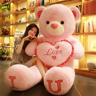 Buy 18 100cm Plush Toy Teddy Bear Giant  T Shirt Soft Stuffed Animals Pillow Dolls Grilfriend Kids Wife Birthday Valentines Day Decor