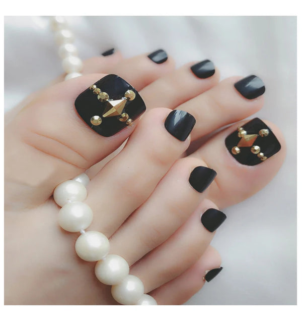 Candy Color Artificial False Toe Nails