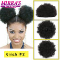 Afro Puff Drawstring Ponytail Extension Synthetic Kinky Curly Ponytail Hair Chignon Dreadlock Buns Afro Puff for Black Women