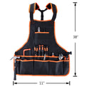 Custom Logo 600D Oxford Cloth Multi-Functional Work Apron With Tool Pocket