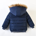 Boys Jacket for Children Coats 2023 Autumn Winter Jackets Kid Warm Hooded Zipper Outwear Coat for Boy Clothes Costume 2 3 4 5 6Y