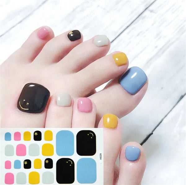 22Tips/Sheet Toenail Sticker