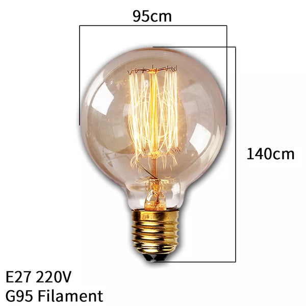 Dimmable Edison Light Bulb E27 40W 220V Retro Vintage Edison Bulb Incandescent Ampoule Bulbs Vintage Edison Lamp Retro Light