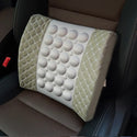 Car Electric Massage Cushion Vehicle Seat Back Waist Support Lumbar Pad Massager