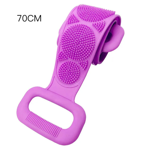 Body Sponge Silicone Brushes Bath Towels Body Scrubber Rubbing Back Peeling Massage Shower Extended Scrubber Skin Clean Brushes