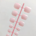 Candy Color Artificial False Toe Nails