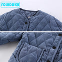 Cute Warm Winter Children Girls Coat Spring Kids Jacket Boys Outerwear Coats Cotton Boy Thicken Baby Clothes Clothing for 2y-7y