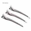 10pcs 9cm  Hair Extension Section Snap Wig Clips in Stainless Steel Metal