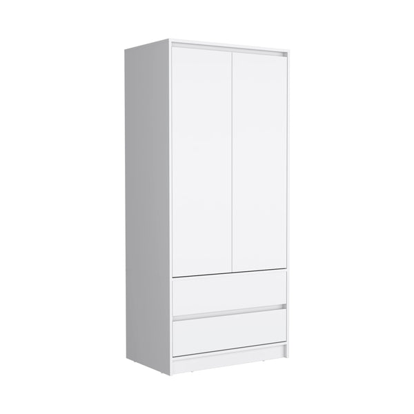 Laurel 2 Piece Bedroom Set, White