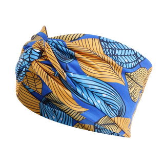 Buy 1103f-royal-blue African Pattern Print Headband