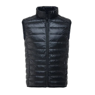 Buy j0029-black Brand 90% Duck Down Vest Ultra Light Duck Down Waistcoat  Sleeveless Jacket Autumn Winter Coat J0029