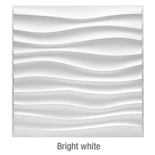 Buy d-bright-white 30x30cm  Non-Self-Adhesive 3D Wall Sticker