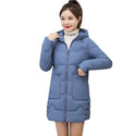 2022 Winter New Women Jacket Coats Slim Parkas Female Down Cotton Hooded Overcoat Thicken Warm Jackets Loose Casual Student Coat