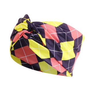 Buy 1103f-black-yellow African Pattern Print Headband