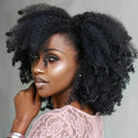 Afro Kinky Curly Hair Clip in Human Hair Extensions 4B 4C 100% Human Natural Hair Clip Ins Brazilian Remy Hair Comingbuy