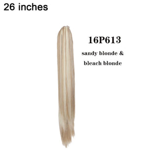 Buy 16p61326inch BENEHAIR Fake Ponytail Claw on Ponytail Long Wavy Clip in Hair Extension Hair Synthetic Hairpiece for Women Pony Tail Fake Hair