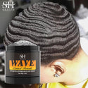 360 Wavy Frizz Control Gel Wave Control Pomade Hair Styling Wax Anti-Hair Loss Clay Hair Pomade   for African Black Men  Hair St