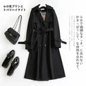 2024 Fall Winter Wholesale Long Trench Coats Women Military Style Plus Size Overcoats Coat