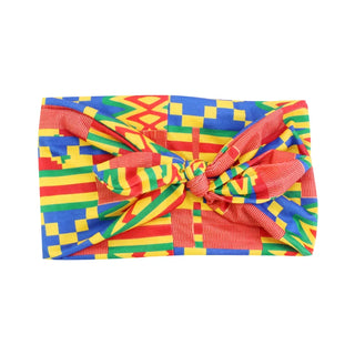 Buy 238-geo-red African Pattern Print Headband