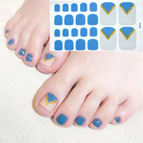 22Tips/Sheet Toenail Sticker