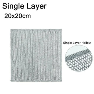 Buy single-layer 2-10Pcs Rags for Kitchen Scrubber Thickened Kitchen Cleaning Cloth Magic Dishcloth Kitchen Bowl Dishcloth Cleaning Towel