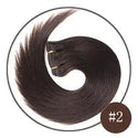 Doreen 10 12 14 16 Malaysia Short Double Weft Clip in Human Hair Extensions Thick 100% Straight Hair Clip in Extensions 7 Pieces