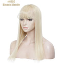 BENEHAIR Synthetic Clip in Hair Topper Long Straight Clip Extension Hair Hair Toupee Hairpiece for Women Fake Hair With Bangs