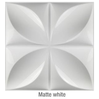 Buy u-matte-white 30x30cm  Non-Self-Adhesive 3D Wall Sticker