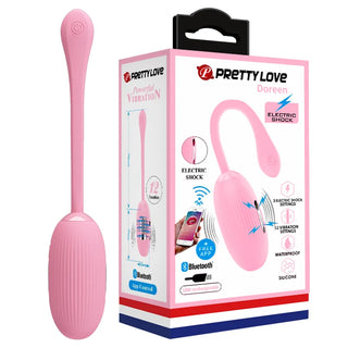 Buy retail-box-packing Bluetooth Connect App Control Pretty Love Wireless Vibrator 12 Speeds Clitoris G Spot Strapon Vibrators for Woman Sex Toys.