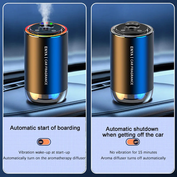 Car Air Freshener RGB Starry Sky Top 3 in 1 Multi-Function Car Aromatherapy LED Light USB Charger Essential Oil Diffuser for BMW