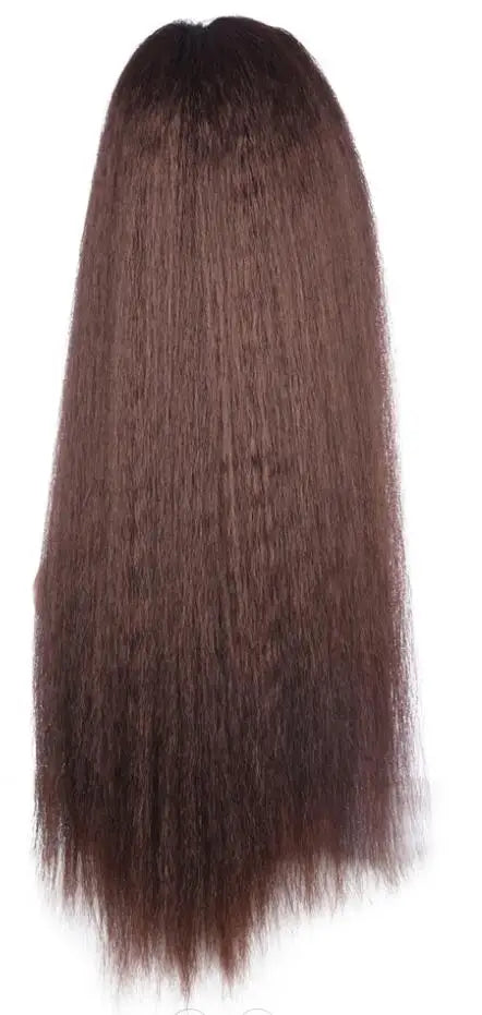 Blice Synthetic 18-24 Inch Kinky Straight Heat Resistant Hair Ponytail Extensions With Two Plastic Combs All Colors Available