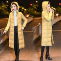 2024 Women's Winter Coats Long Section Warm Down Basic Jacket Coat Fashion Slim Outwear Female Korean Large Size Jackets M-6xl