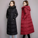 2024 Women's Winter Coats Long Section Warm Down Basic Jacket Coat Fashion Slim Outwear Female Korean Large Size Jackets M-6xl