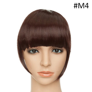 Buy m4 BENIHAIR Synthetic Clip in Hair Bangs Hairpiece Clip in Hair Extension Hair Extension Blunt Bangs Fake Bangs for Women