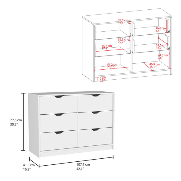 Bennett 2 Piece Bedroom Set, White