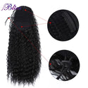 Blice Synthetic Afro Kinky Curly Hairpiece Ponytail 18" Drawstring Ponytail Extensions Hairpieces With Two Plastic Combs